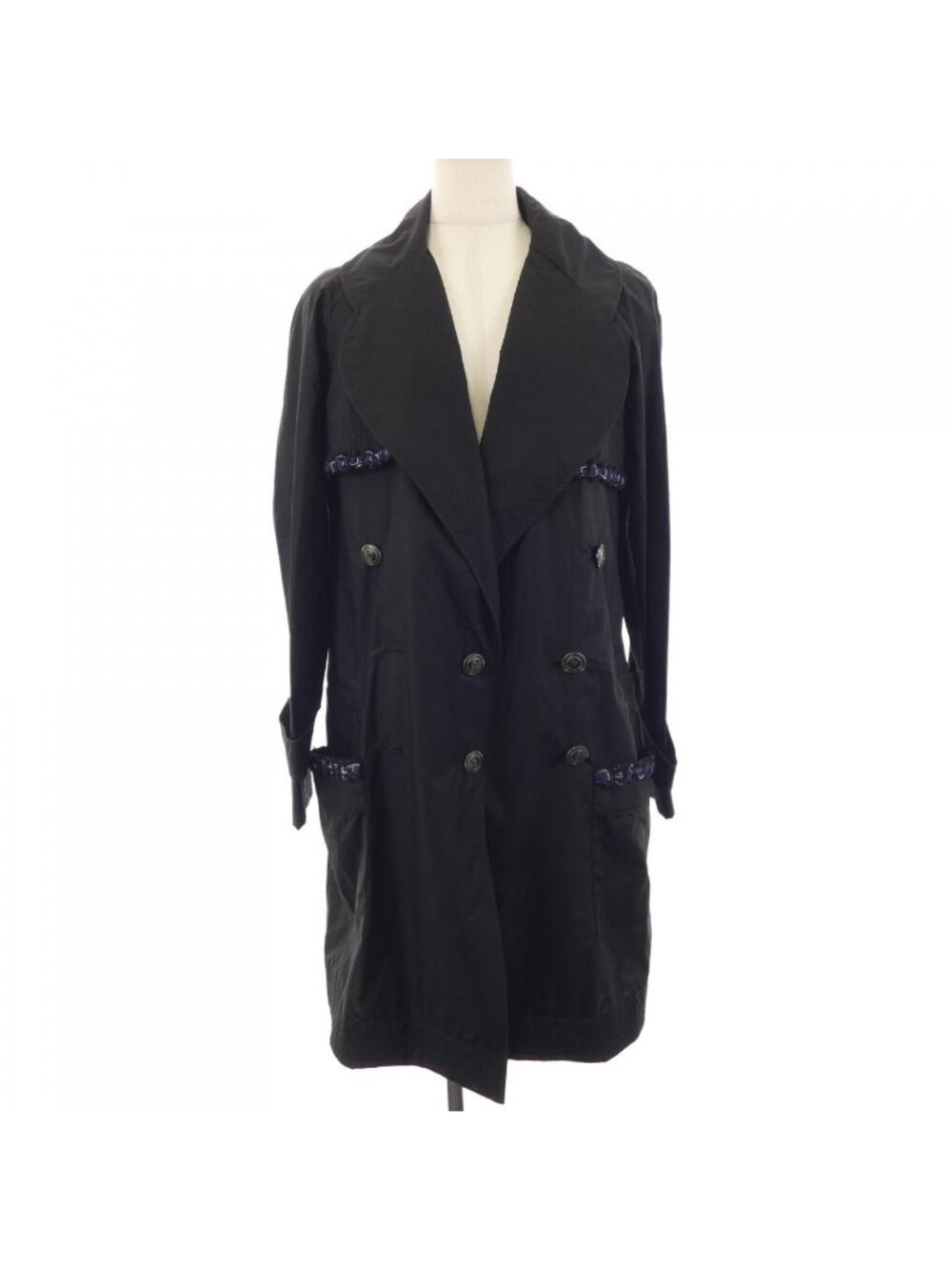 Chanel 14P Coat Black